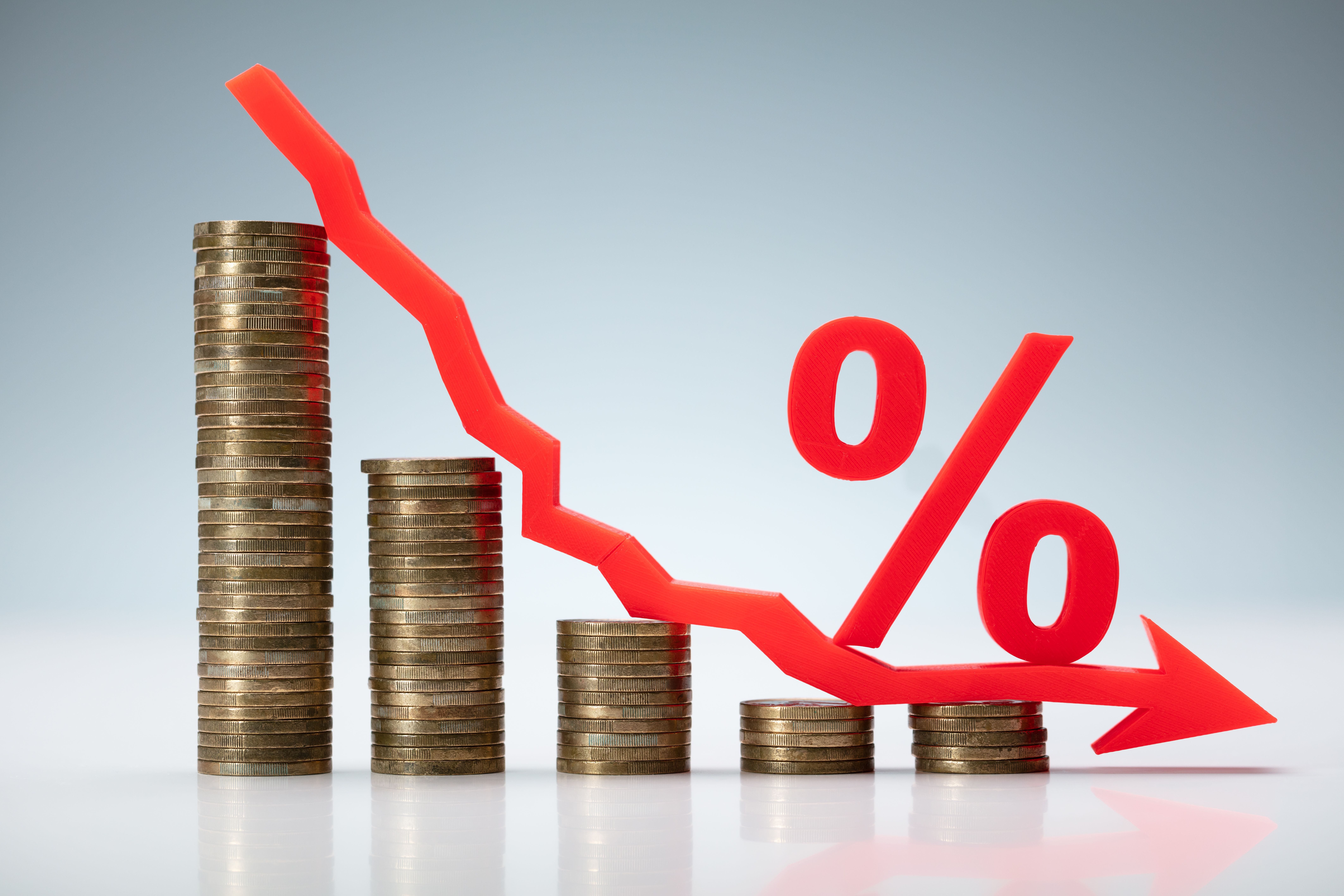 Interest rate falling