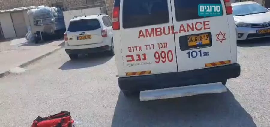 The rockslide in Nahal David