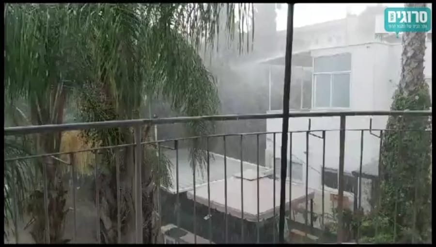 Heavy rain in Haifa