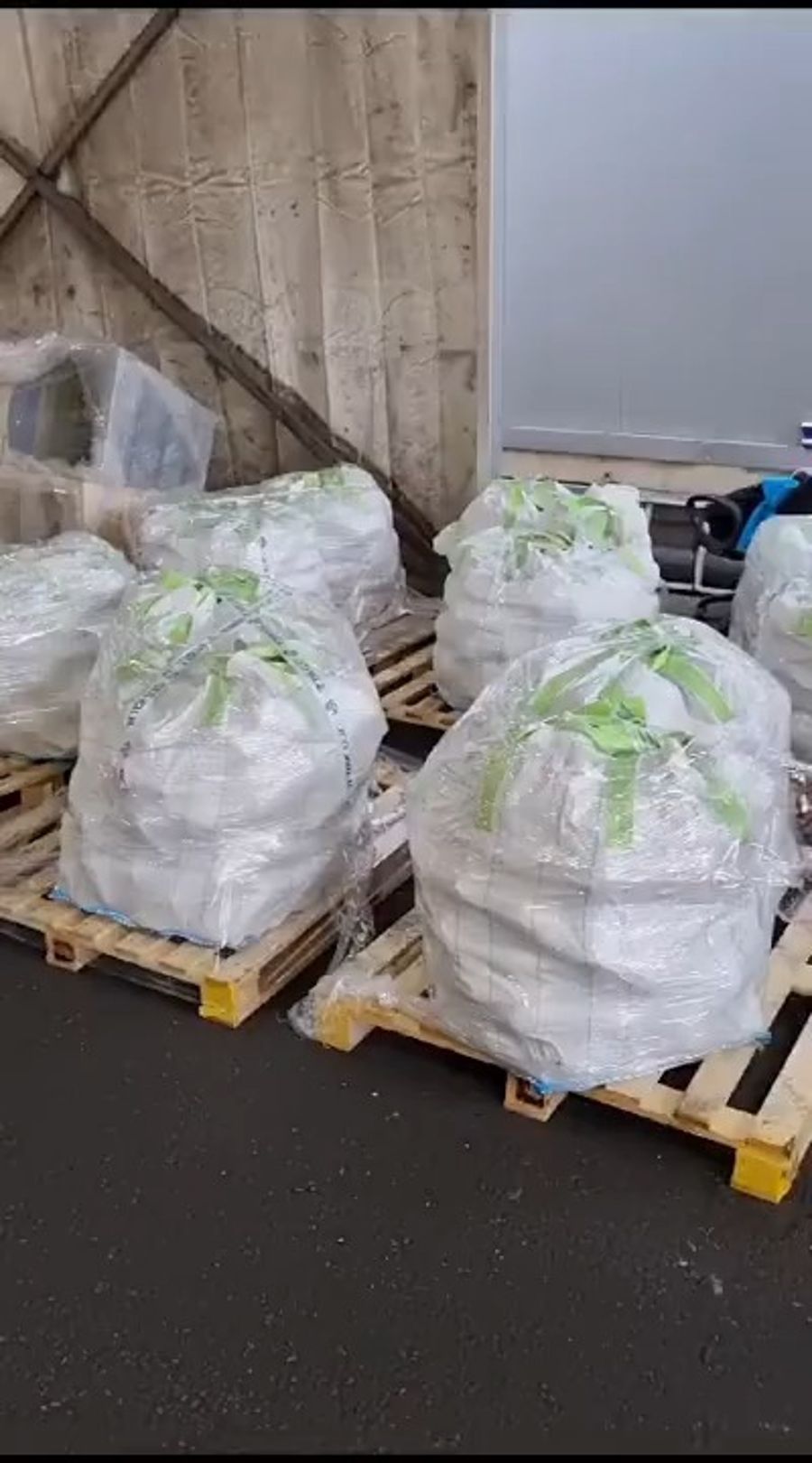 The smuggled tobacco