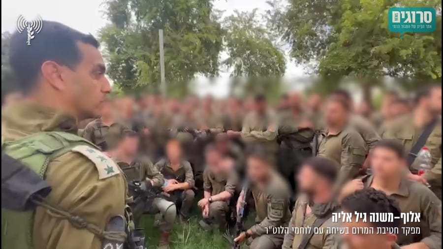 Golani brigade activity on the Gaza perimeter.