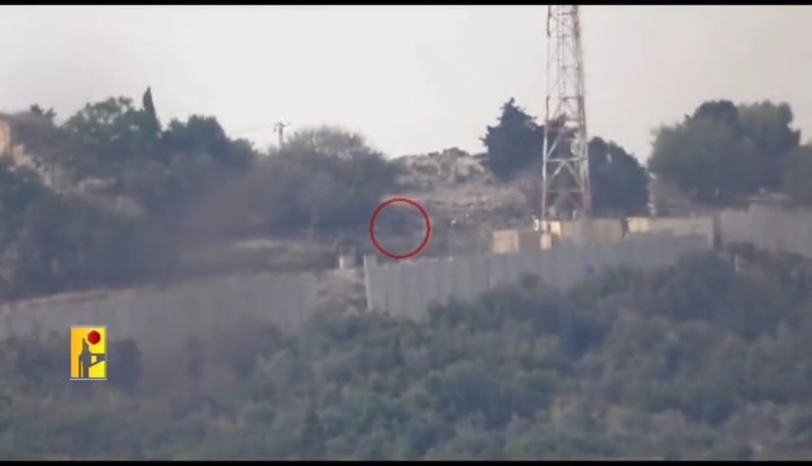 The anti-tank missile that was fired at fighters on the northern border
