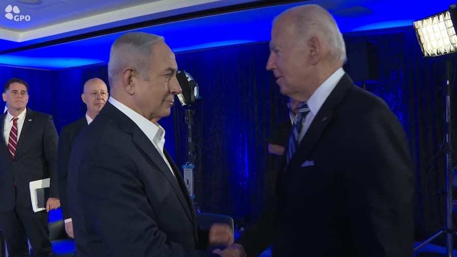 Biden and Netanyahu meeting
