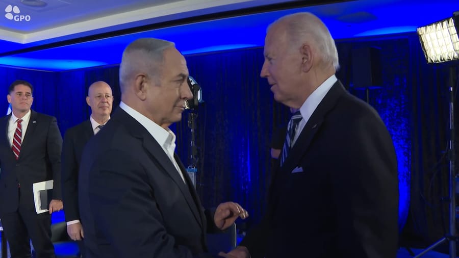 Biden and Netanyahu meeting