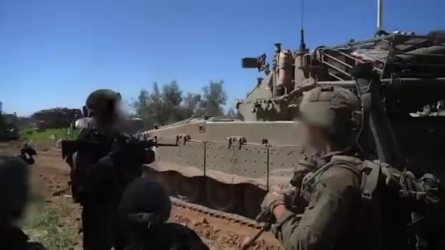 Netzach Yehudah Battalion in action in the Gaza Strip.