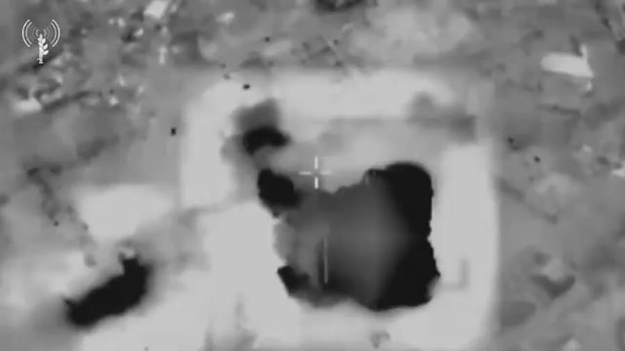 Striking Hamas infrastructure in preparation for ground forces.
