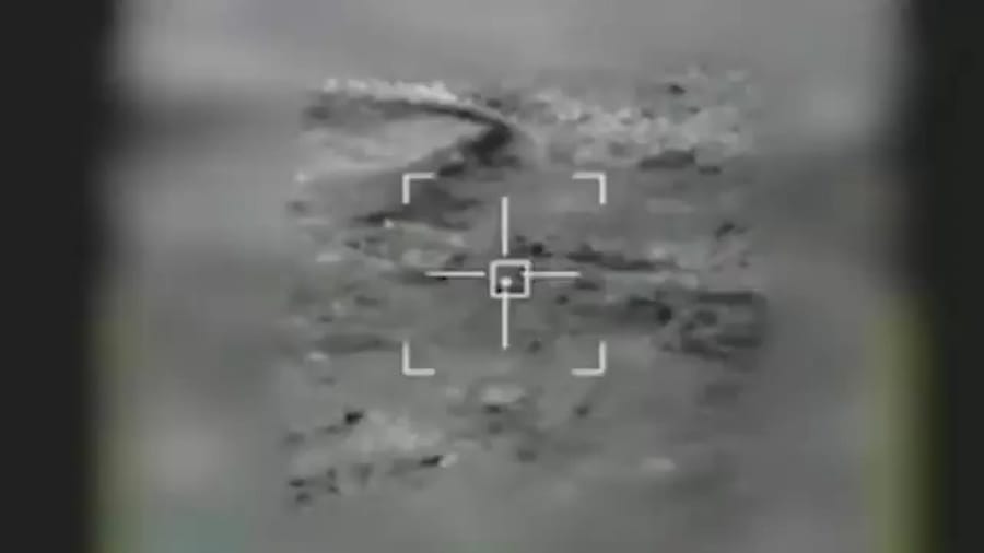 Israeli planes hunting drones.
