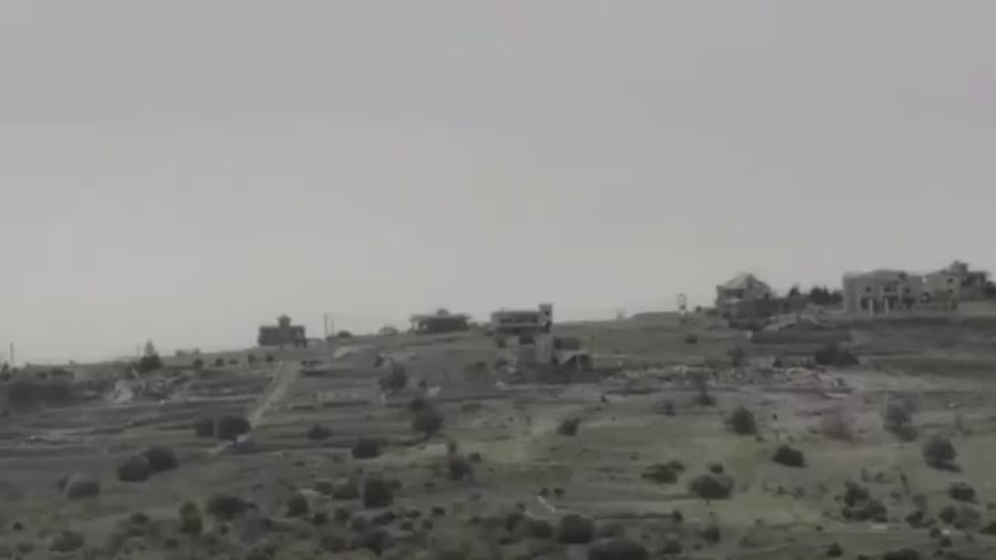 Markaba area before the strike.