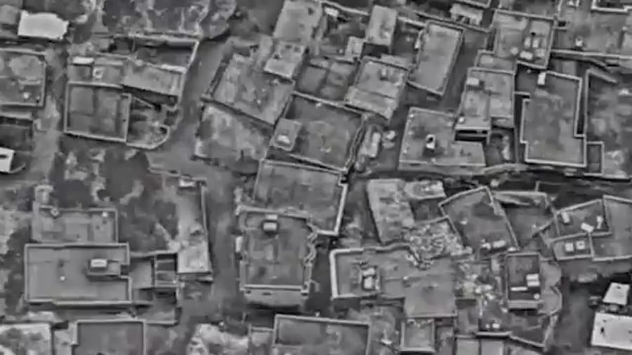 Yaroun site before the bombardment.