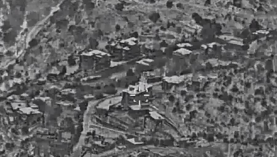 Shebaa area during the strike.