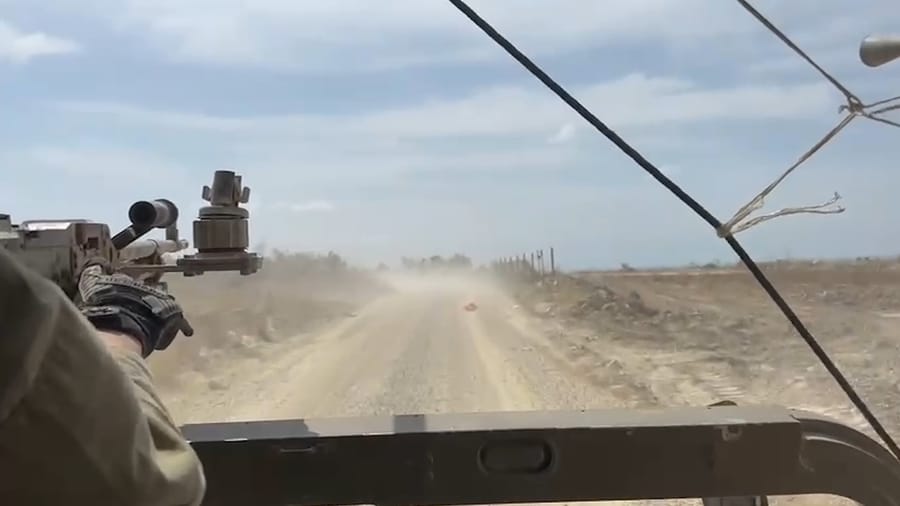 IDF forces in the central Gaza Strip.