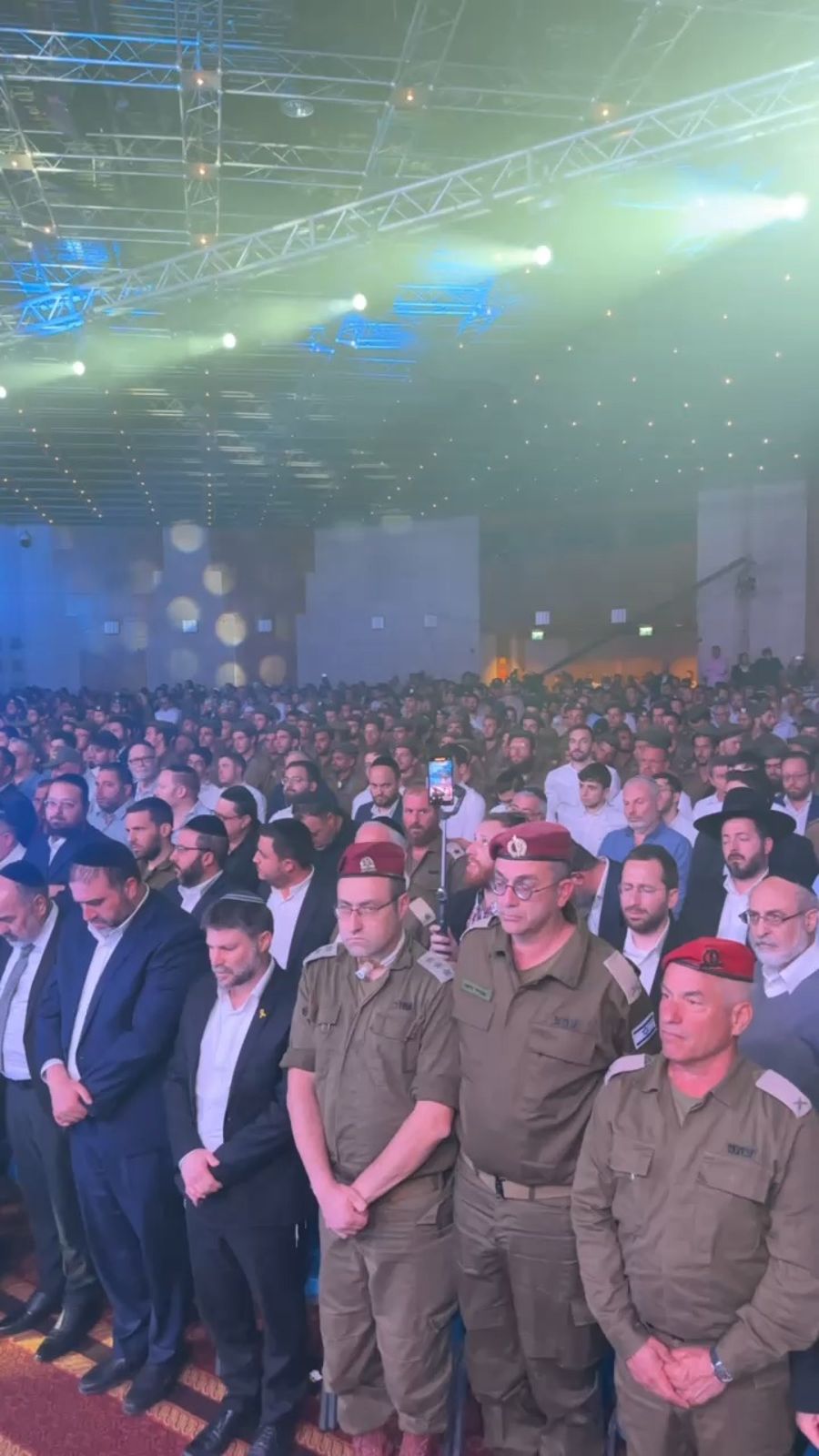 Ultra-Orthodox Memorial Day ceremony.