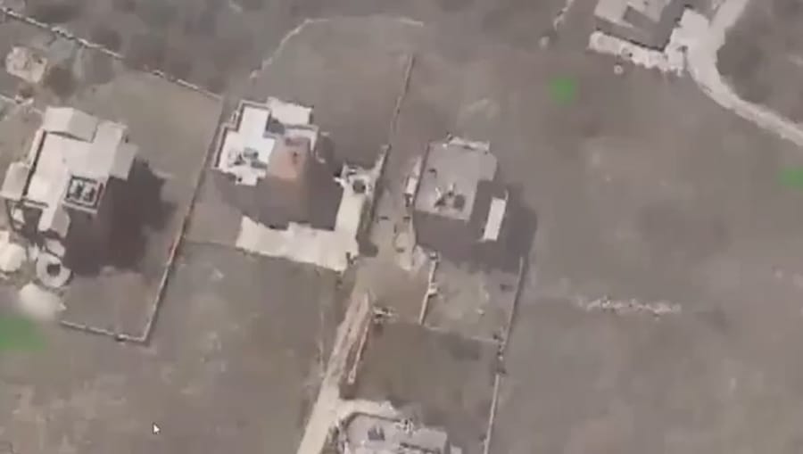 IDF striking Hezbollah positions.