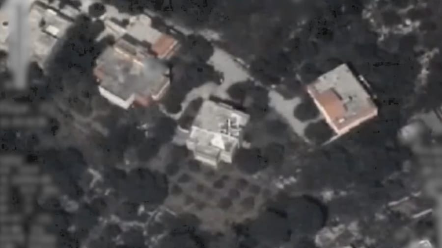Striking Hezbollah targets.