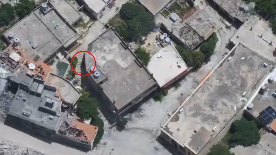 Striking Hezbollah targets.