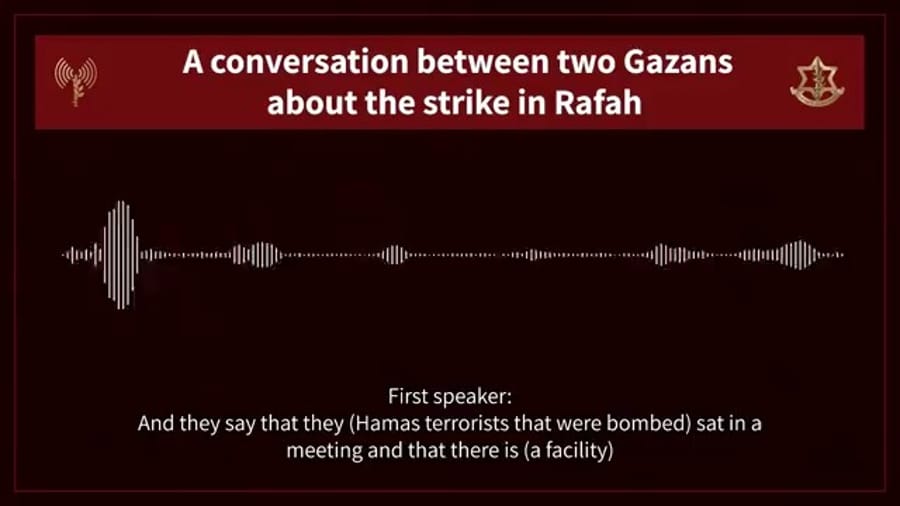 Gazans implying that Hamas ammunition explosions lead to fatal fire.
