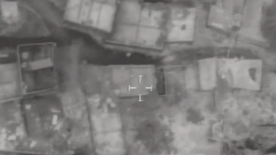 Striking Hezbollah targets.