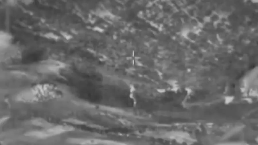 Striking Hezbollah targets.
