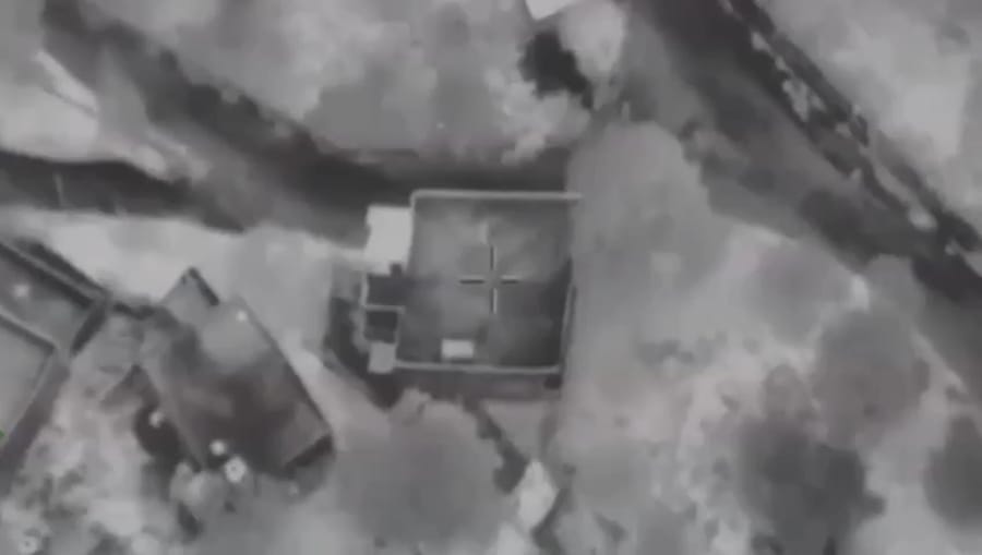 Striking Hezbollah targets.