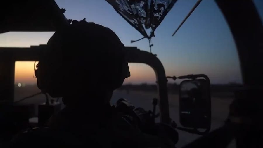 IDF forces operating in the Gaza Strip.