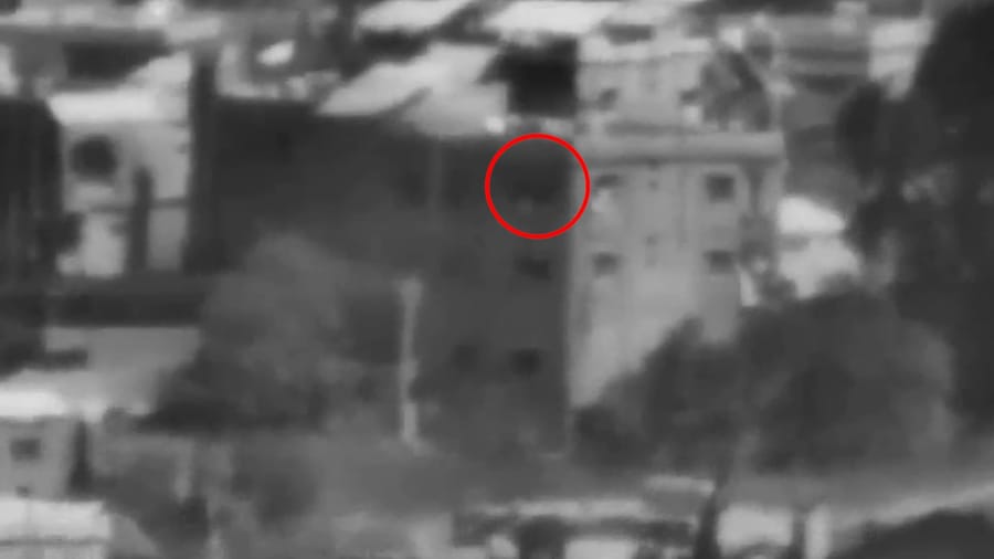 Striking Hezbollah targets.