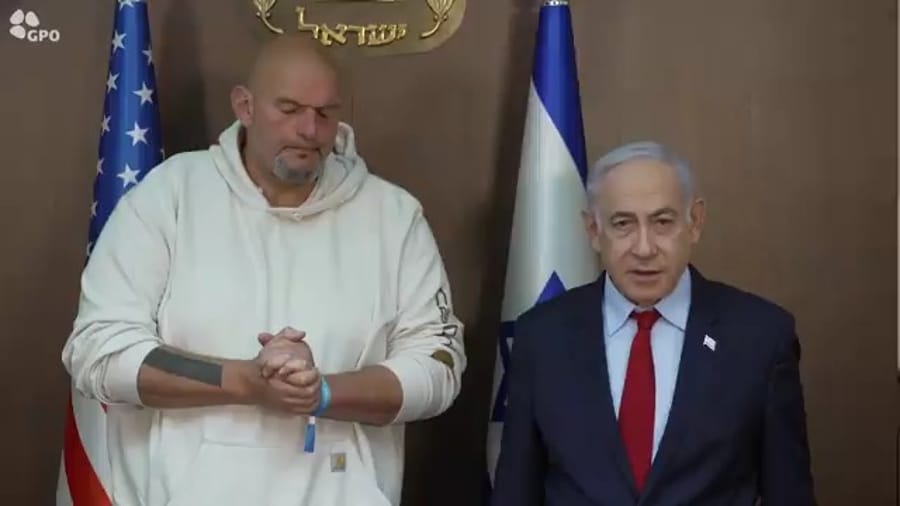 Netanyahu welcomes Fetterman.