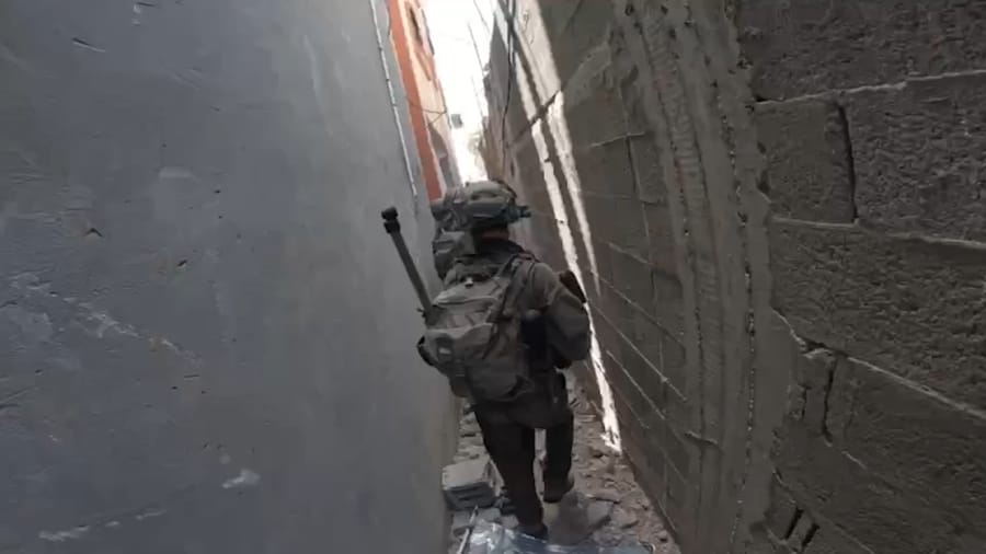 IDF forces in the Gaza Strip.