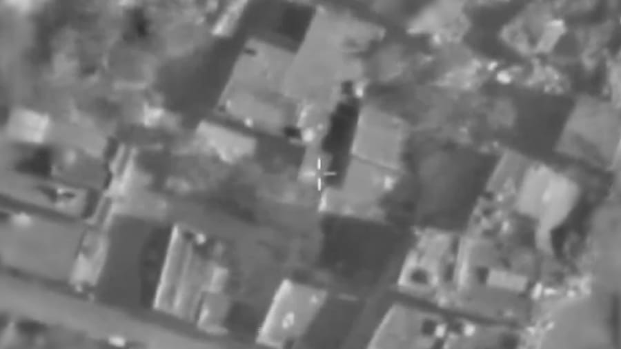 Striking Hezbollah targets.