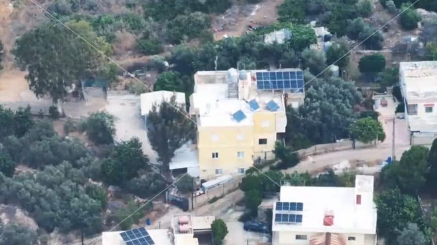 Striking Hezbollah targets.