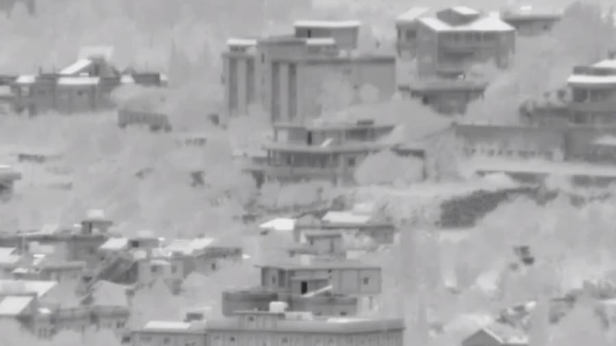 Striking Hezbollah targets.