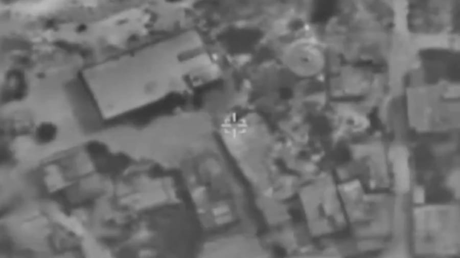 Striking Hezbollah targets.
