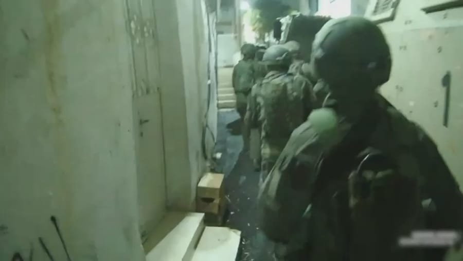 Footage of demolition of terrorist's home