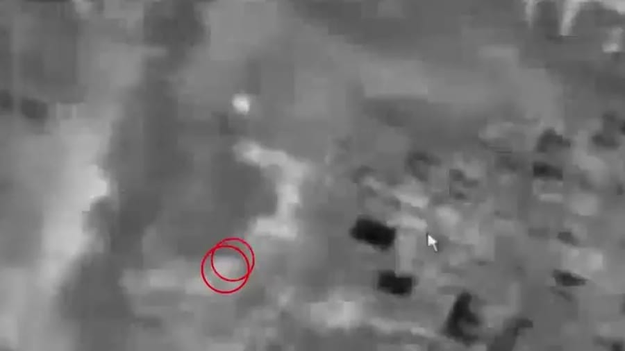 Striking Hezbollah targets.