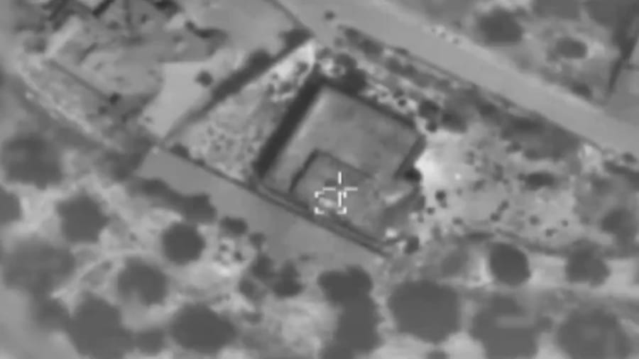 Striking Hezbollah targets.