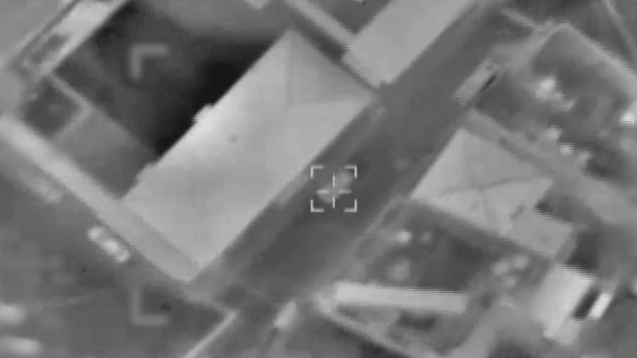 Striking Hezbollah targets.