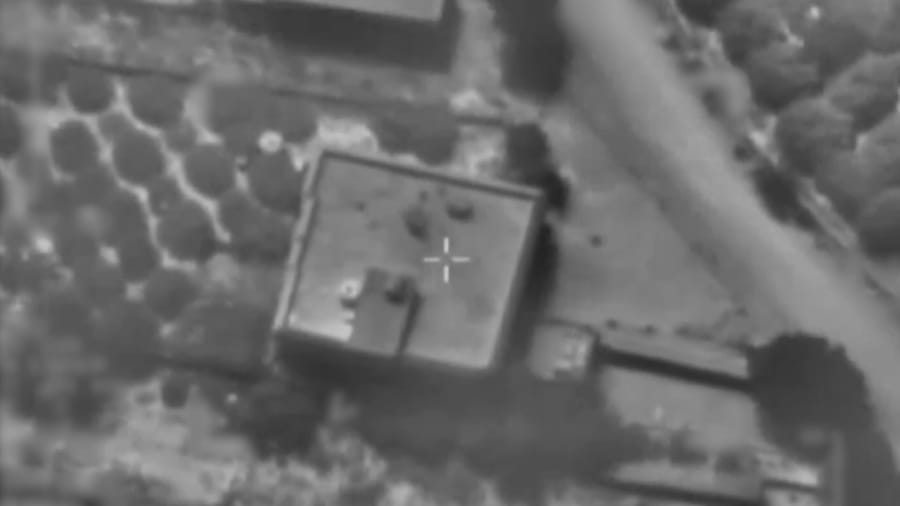 Striking Hezbollah targets.