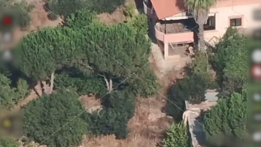Striking Hezbollah targets.