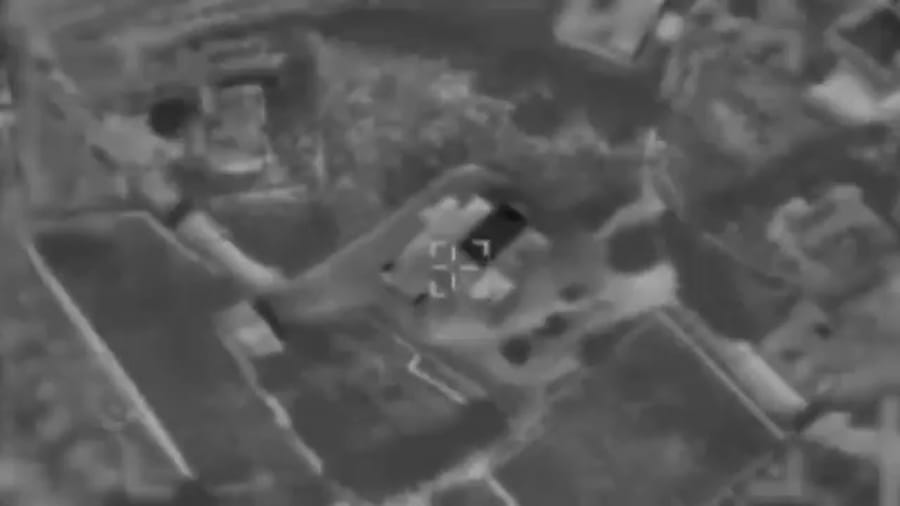 Striking Hezbollah targets.