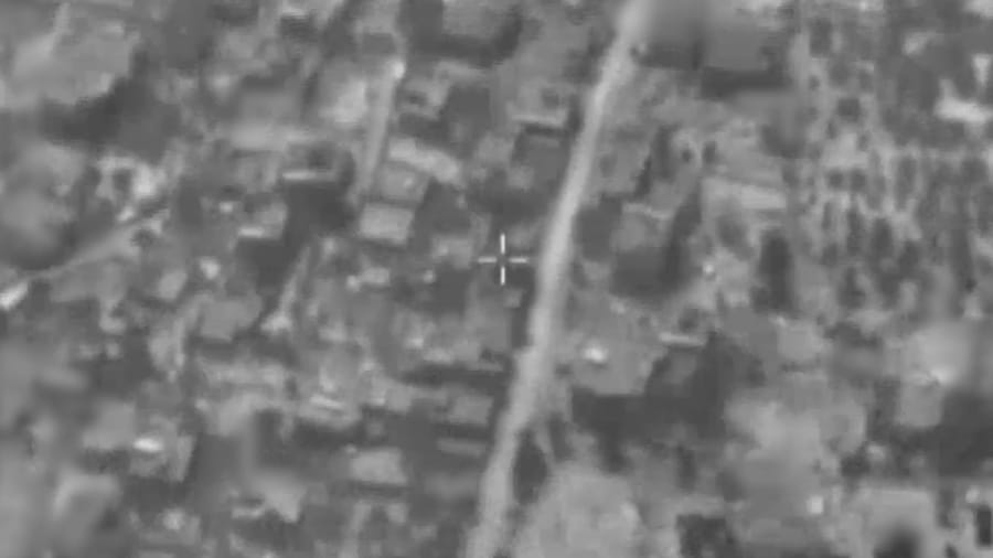 Striking Hezbollah targets.
