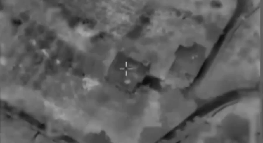Striking Hezbollah targets.