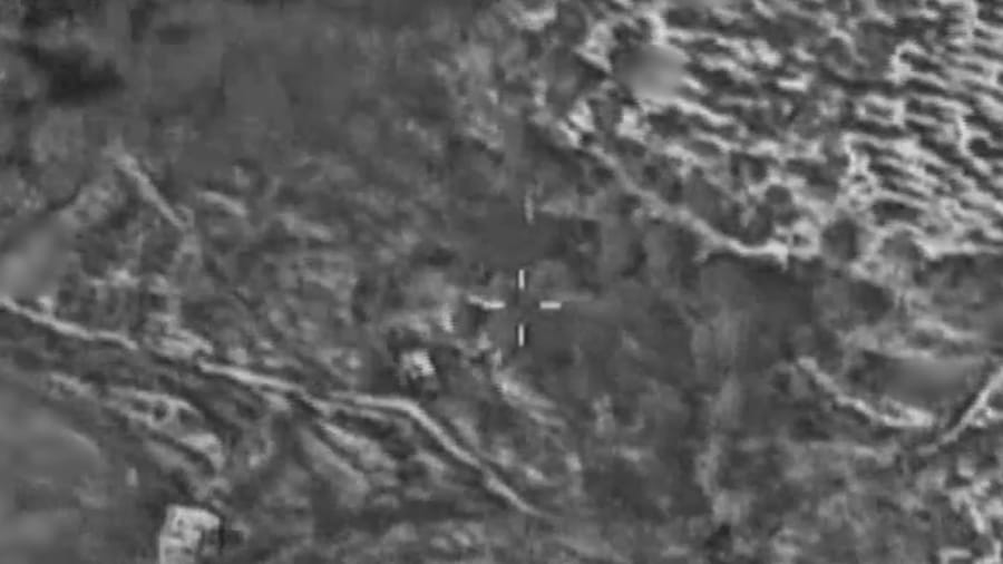 Striking Hezbollah targets.