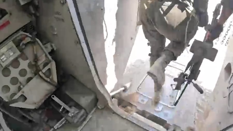 IDF soldiers fighting in the Gaza Strip.