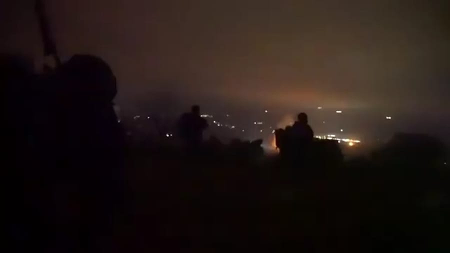 Commando fighters in Lebanon