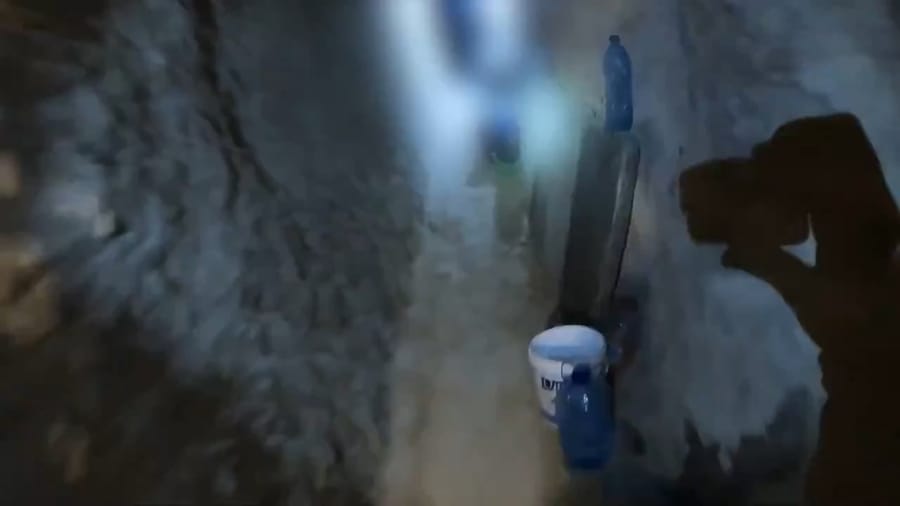 A tour of a Hezbollah terrorist tunnel.