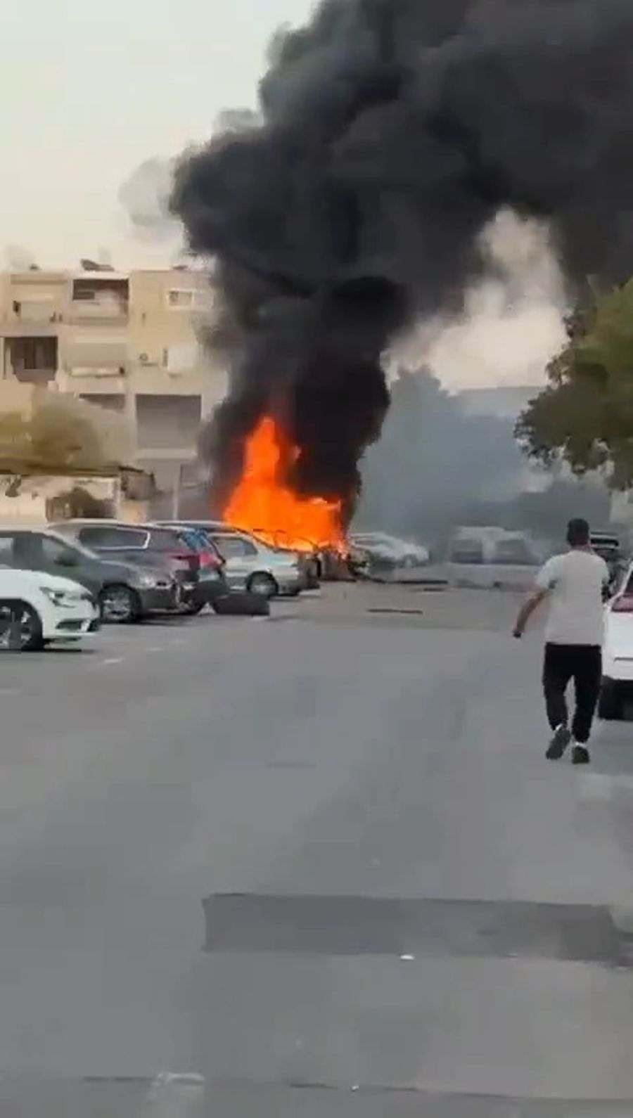 Rcoket scored direct hit on a car in Kiryat Yam today, 7 November 2024