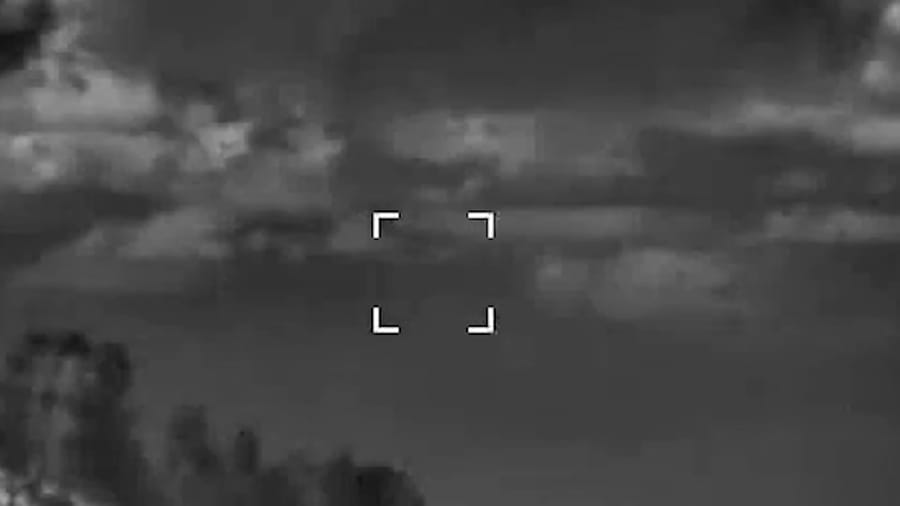 Blowing up a drone.