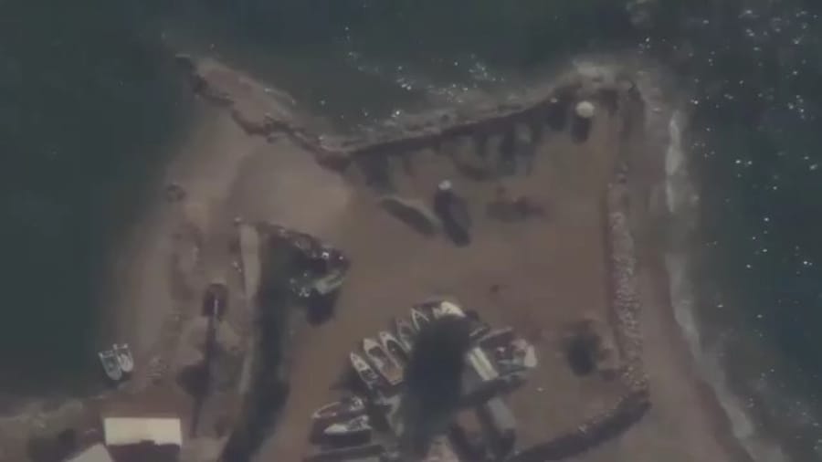 Striking Hezbollah's navy.