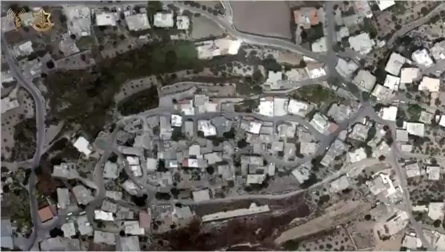 Locations of Hezbollah drone sites.