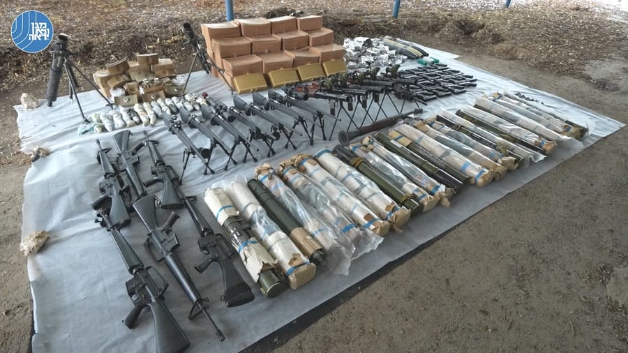 IDF discovers huge Iranian weapons cache
