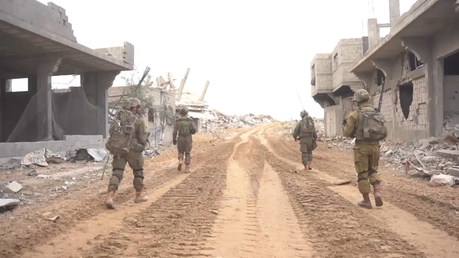 IDF soldiers in Jabailya